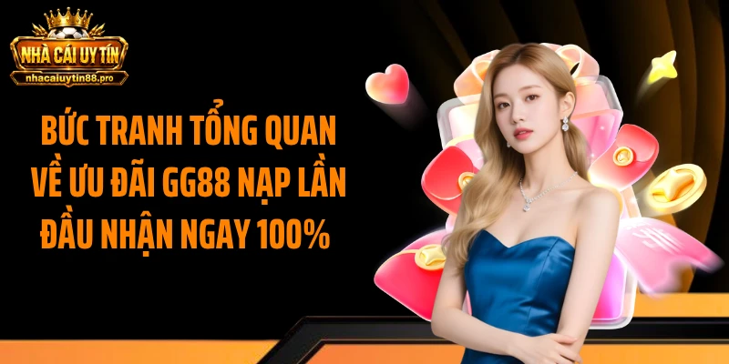 Bức tranh tổng quan về ưu đãi GG88 nạp lần đầu nhận ngay 100% 